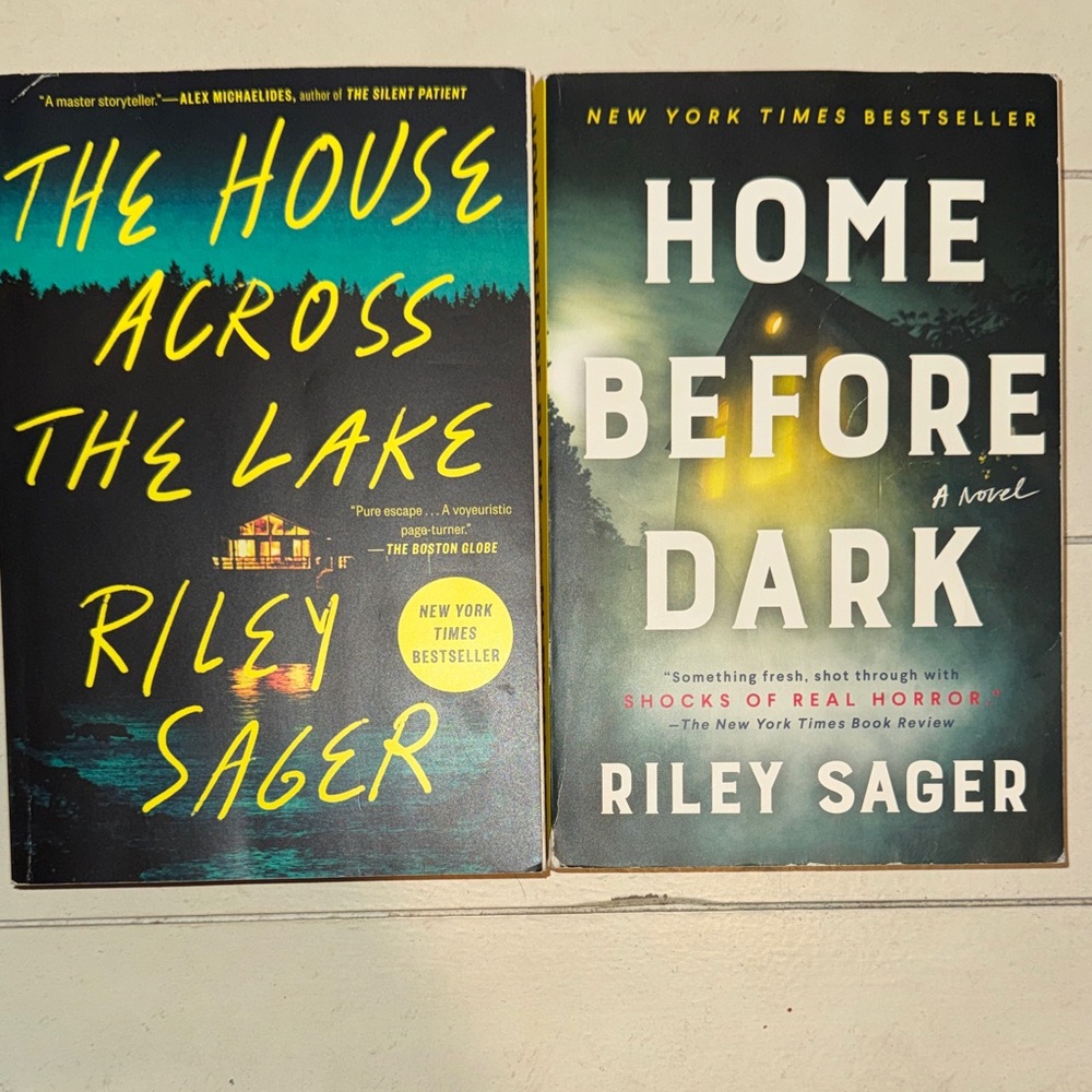 Riley Sager Thriller Book Pair